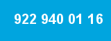 922 940 01 16